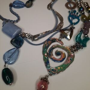 2 Necklace Lot